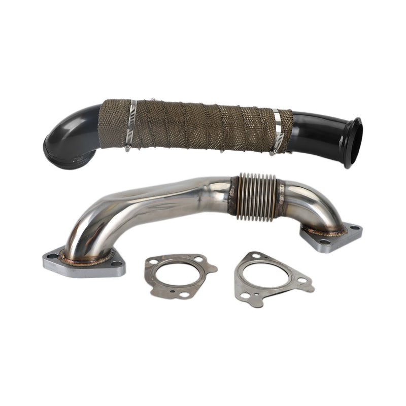 2004.5-2010 Chevrolet Silverado 3500 LLY LBZ LMM Duramax Diesel Turbo Down Pipe Passenger Side Up Pipe