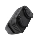 2 In 1 Charger + 12V/24V Cigarette Lighter 2 Hole Panel Fit for Boat Car
