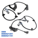 2 x ABS Wheel Speed Sensor Front L & R For Isuzu D-Max 2.5 Twin Turbo 2012-2019 Generic