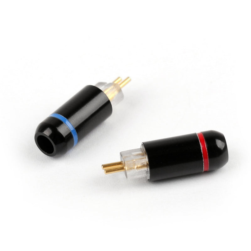 1Pair 0.78mm Earphone Pins Plug For Westone UM3X W4R UE18 Connector Adapter Blk