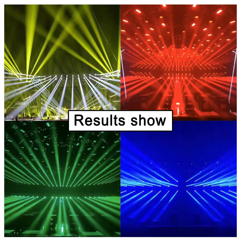 250W 8R Rainbow 3In1 Moving Head Light Double Prisms Gobo Wash DJ Stage Lighting