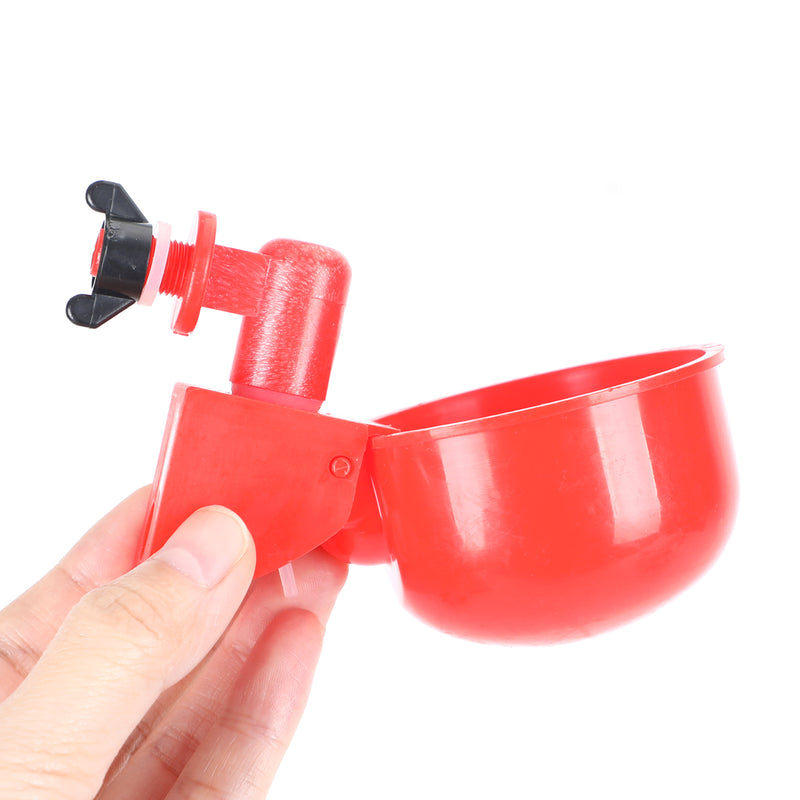 4Pcs Automatic Waterer Poultry Drinking Bowl Chicken Feeder Cup For Chicken