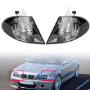 Turn Signal Corner Corner Clear Lights For BMW 3 Series E46 99-01 Gray Generic