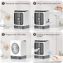 air conditioner for room mini desk cooler fans with Spray that blow cold air