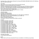 Air Intake Filter Cleaner For Honda CRF250R/X CRF450R/X 2003-2017 17213-MEB-770 Generic