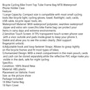 Bicycle Cycling Bike Front Top Tube Frame Bag MTB Waterproof Phone Holder Case