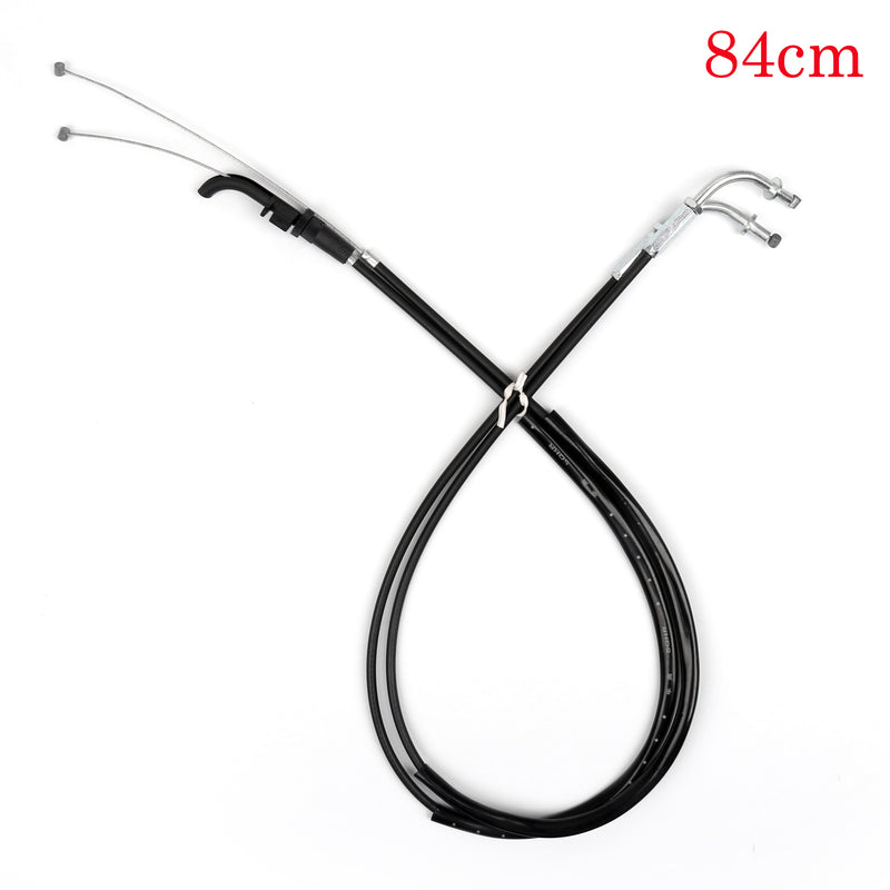 Throttle Cable For Kawasaki ZZR400 ZX400 1990-2006 ZZR600 ZX600 1990-2005 Black