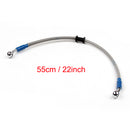 55cm/22 M10 Brake Oil Hose Line Banjo Fitting Stainless Steel End