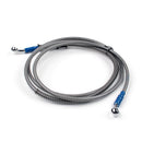 220cm/87 M10 Brake Oil Hose Line Banjo Fitting Stainless Steel End Generic