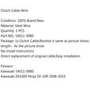 Wire Steel Clutch Cable 54011-0080 For Kawasaki ZX1000 Ninja ZX-10R 2008-2010 Generic