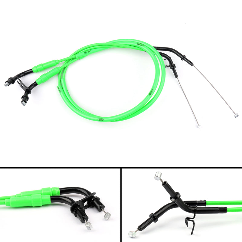 Throttle Cable Push/Pull Wire Line Gas For Kawasaki Z1000 Z 1000 2014-2016 Generic