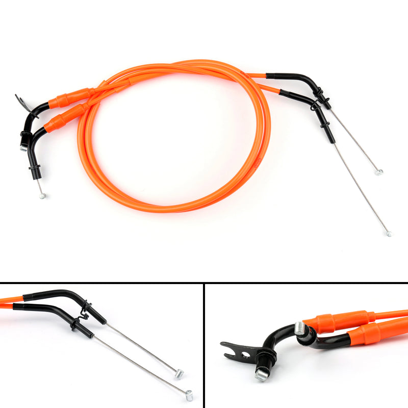 Throttle Cable Push/Pull Wire Line Gas For Kawasaki Z1000 2011-2013 Generic
