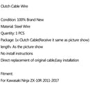 Wire Steel Clutch Cable Replacement For Kawasaki Ninja ZX-10R 2011-2017 Generic
