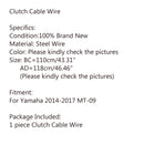 Motorcycle Wire Steel Clutch Cable Replacement For Yamaha 2014-2017 MT-09 MT 09 Generic