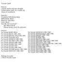 Motorcycle Throttle Cable For Suzuki 85-01 GN250 80-81 GS450E GS550L 58300-38302 Generic