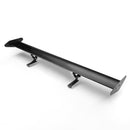 Universal Hatch Adjustable Aluminum GT Rear Trunk Wing Racing Spoiler Black 14# Generic