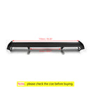 Universal Hatch Adjustable Aluminum GT Rear Trunk Wing Racing Spoiler Black 15