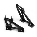 Universal Sedan Aluminum GT Rear Trunk Wing Racing Spoiler With Red Light B