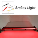 Universal Sedan Adjustable Aluminum Rear Trunk Wing Racing Spoiler With LED