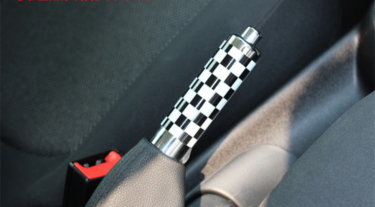 Mini Cooper Union Jack UK Flag Checkered Handle Hand Brake Emergency Cover Trim Generic