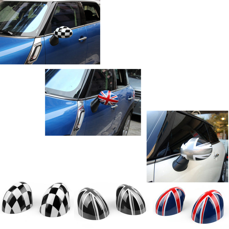 Side Mirror Caps Set Covers for MINI Cooper Hardtop 2014 F55 & 2015 F56