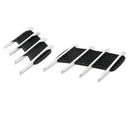 2 x Chrome Exterior Side Vent Air Flow Hood Intake Decorative Sticker For Car