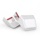 For 2007-2015 Jeep Wrangler JK Chrome ABS Rear License Plate Cover Cap Set of 2 Generic