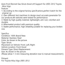 Auto Front Bonnet Gas Struts Hood Lift Support For 2005-2012 Toyota Hilux Vigo Generic