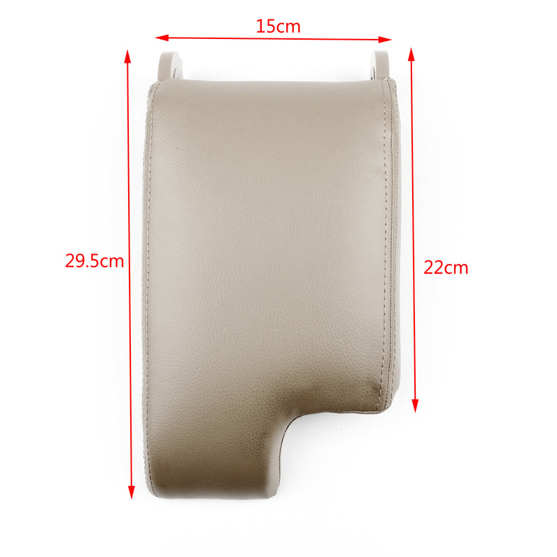 Leather Armrest Center Console Lid Cover For BMW E46 3 Series 98-06 Generic