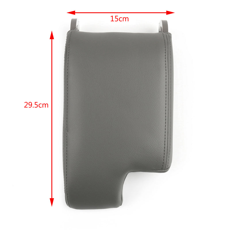 Leather Armrest Center Console Lid Cover For BMW E46 3 Series 98-06 Generic