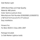 For Benz W203 C-Class 2001-2007 Side Marker Light in Bumper Turn Signal Lamp Generic