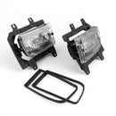 Front Bumper Fog Lights Plastic Lens Kit For 85-93 BMW E30 3-Series Sedan Generic