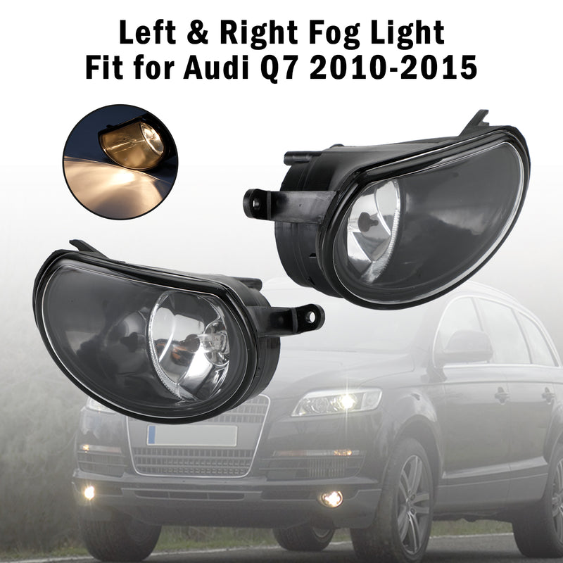 AUDI Q7 2010-2015 Front Right & Left Bumper Halogen Fog Light Fog Lamp