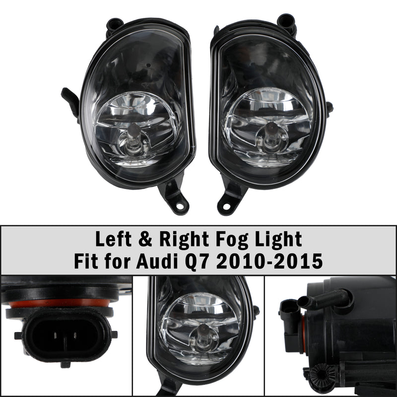 AUDI Q7 2010-2015 Front Right & Left Bumper Halogen Fog Light Fog Lamp