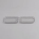 BMW E30 318i 318is 1982-1991 Pair Front Bumper Fog Lights Clear Plastic Lens