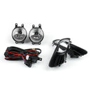 Pair Front Bumper Clear Fog Lights w/ Covers+Switch Kit For Toyota Camry 07-09 Generic