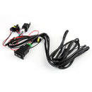 Pair Front Bumper Clear Fog Lights w/ Covers+Switch Kit For Toyota Camry 07-09 Generic