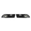 PAIR LED Fog Light Lamp Grille+Wiring Harness Kit Set For VW POLO 2005-2009 Generic