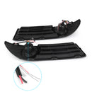 PAIR LED Fog Light Lamp Grille+Wiring Harness Kit Set For VW POLO 2005-2009 Generic