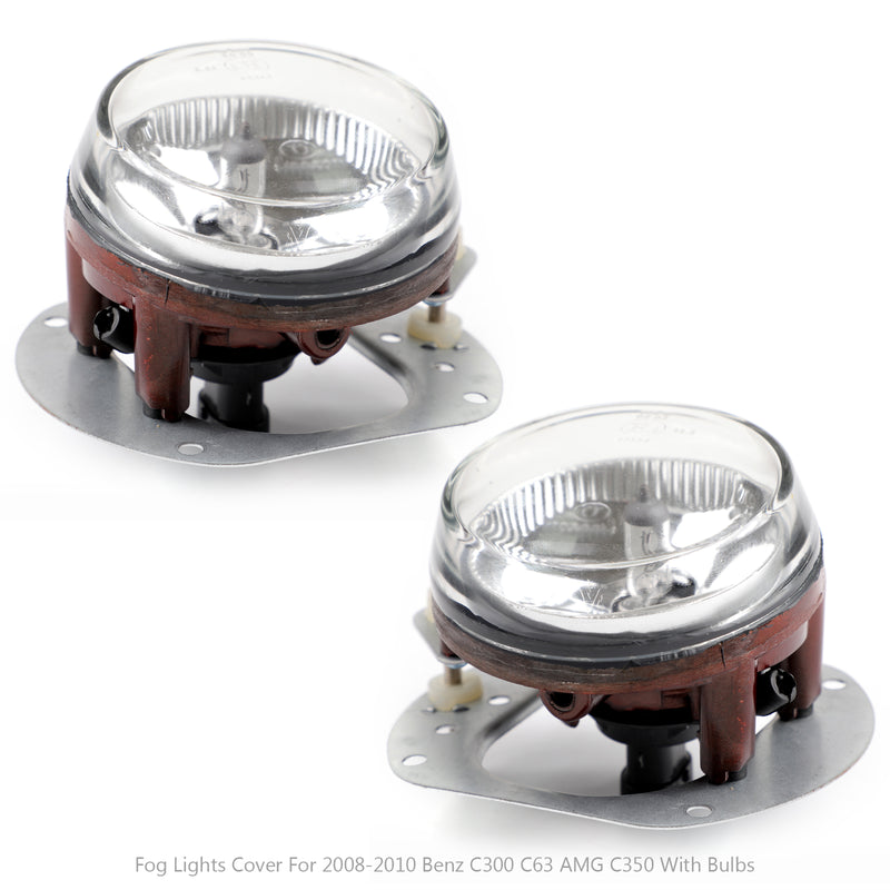 Front Fog Light Left/Right Lamp With Bulbs For 2008-2010 Benz C300 C63 AMG C350 Generic