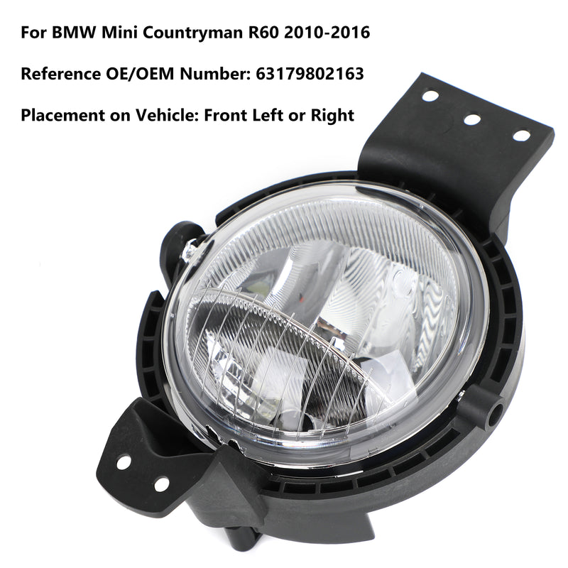 L/R Fog Light Daytime Running Lamp For BMW Mini Countryman R60 2010-2016 Generic