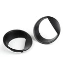 Matte Black Angry Eyes Headlight Trim Cover Bezels for Wrangler JK 2007-16 Generic
