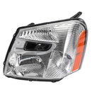 Chevrolet Equinox 2005-2009 Chrome Housing Clear Amber Headlights Assembly