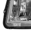 Chevrolet Equinox 2005-2009 Chrome Housing Clear Amber Headlights Assembly