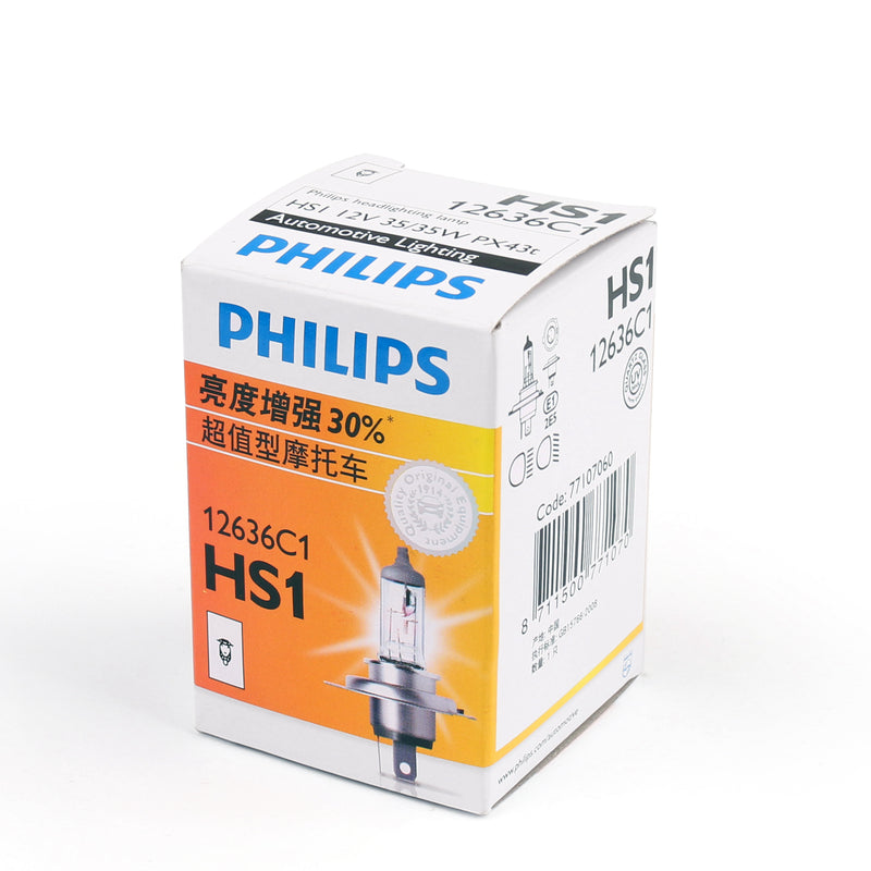Genuine Philips Bulb Premium Halogen Headlamp 12636 12V 35W HS1/H4/9003/HB2 Generic