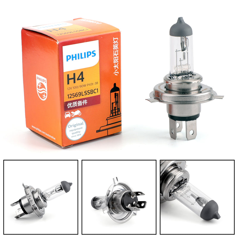 Genuine Philips Bulb Rally Vision Halogen Headlamp 12569 12V 100/90W H4/9003/HB2