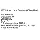 1 X OSRAM 65W 12V H9 PGJ19-5 halogen Headlight lamp Bulb 64213 Made in Germany Generic