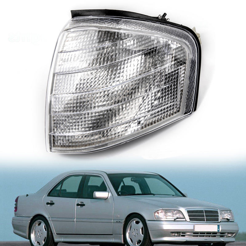 Left Corner Lights Turn Signal Lamps Fits Mercedes Benz C Class W202 1994-2000