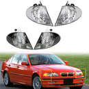 Turn Signal Corner Corner Clear Lights For BMW 3 Series E46 99-01 Gray Generic