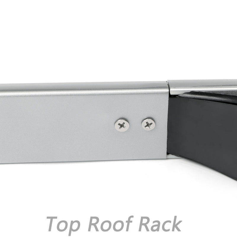 2013-2018 Toyota RAV4 Aluminum Factory Silver Top Roof Rack Side Rails Bar